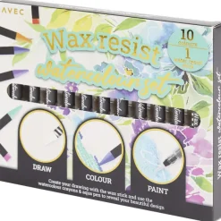 Fashion Avec Wax Resist Aquarelset Kleuren & Tekenen
