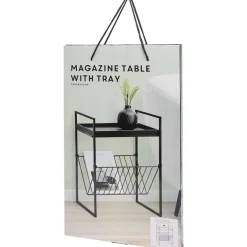 Hot Bijzettafel Met Tijdschriftenrek Woonaccessoires