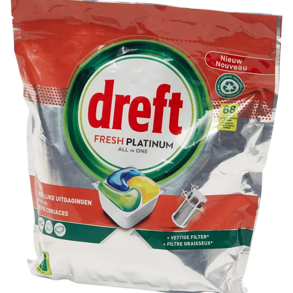 Discount Fresh Platinum Vaatwastabletten All In One Afwas- & Wasmiddelen