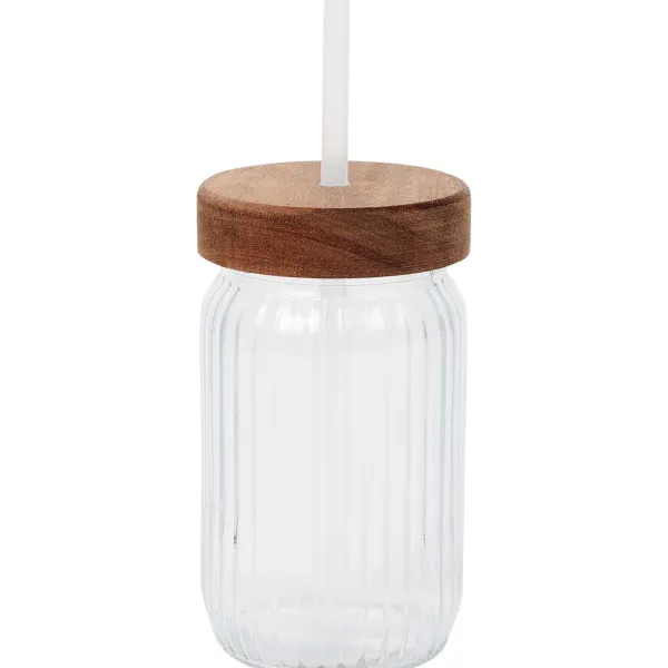 Discount Drinkbeker Met Rietje En Deksel Glazen