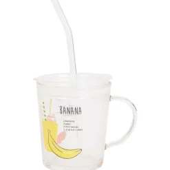 Hot Drinkglas Met Deksel En Rietje Servies