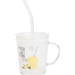 Hot Drinkglas Met Deksel En Rietje Servies