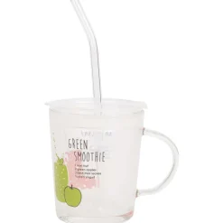 Hot Drinkglas Met Deksel En Rietje Servies