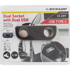 Fashion Dubbele Auto-Stekkerdoos Auto Accessoires