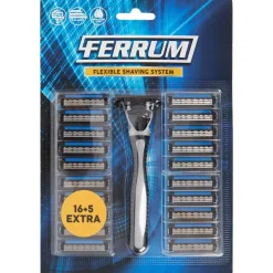 New Ferrum Scheermes Met Extra Mesjes Ontharen & Scheren