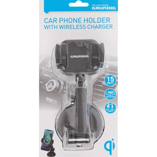 Hot Telefoonhouder Met Draadloze Oplader Multimedia Accessoires