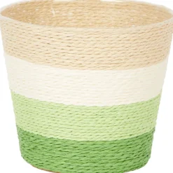 Sale Home Accents Bloemenmand Met Strepen Bloempotten