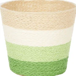 Outlet Home Accents Bloemenmand Met Strepen Bloempotten