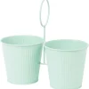 Clearance Home Accents Duo Bloempot In Houder Bloempotten