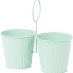 Clearance Home Accents Duo Bloempot In Houder Bloempotten