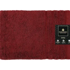 Sale Badlaken Burgundy Badtextiel