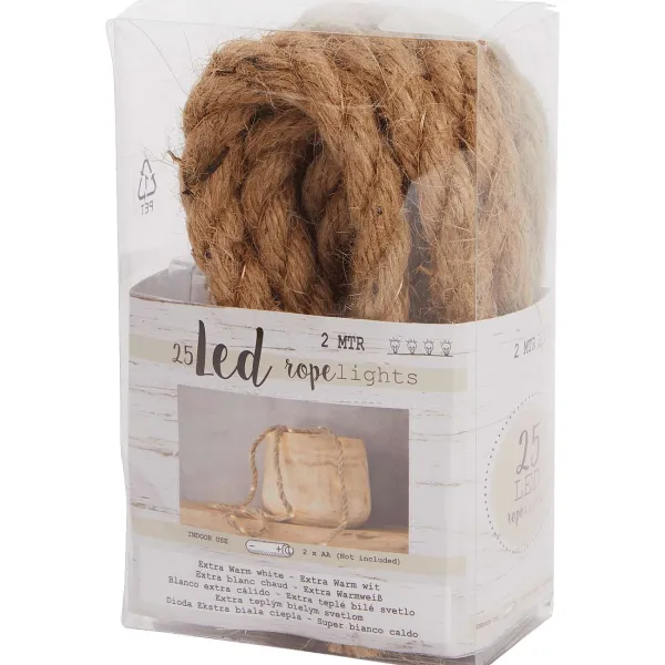 Fashion Jute Touw Met Ledverlichting Woonaccessoires