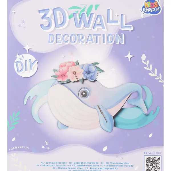 Best Kids Kingdom Maak Je Eigen 3D-Wanddecoratie Puzzels