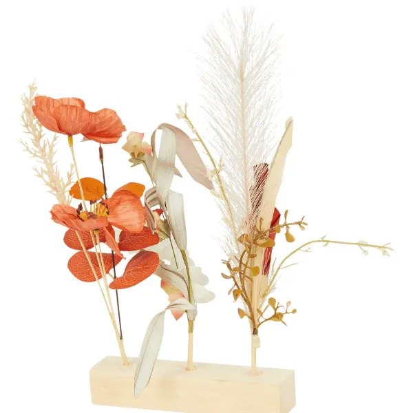 Outlet Kunstdroogbloemen Op Houten Voet Kunstplanten & -Bloemen