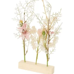 Outlet Kunstdroogbloemen Op Houten Voet Kunstplanten & -Bloemen
