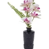 Sale Kunstorchidee In Glazen Flesje Kunstplanten & -Bloemen
