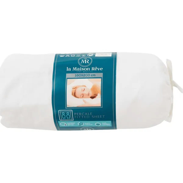 New La Maison R Ve Percale Hoeslaken Beddengoed