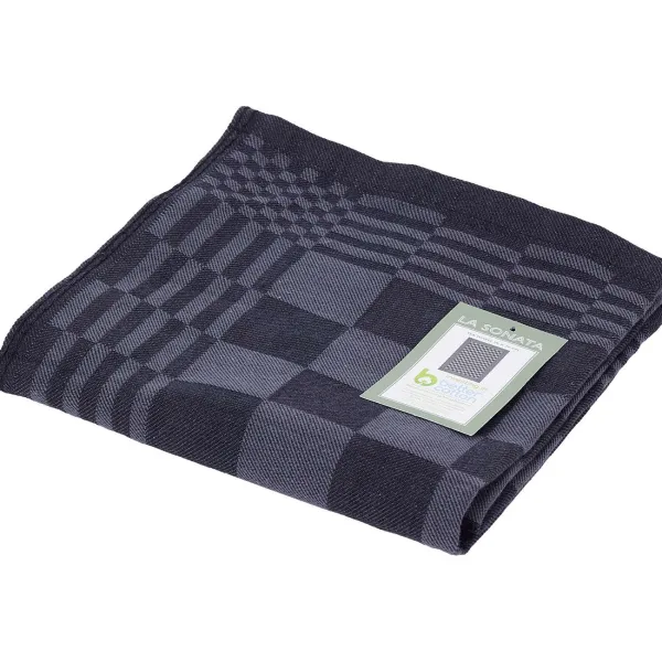 New La Sonata Theedoek Antraciet Badtextiel