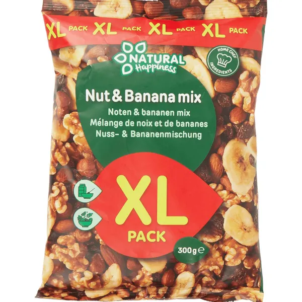 Best Natural Happiness Noten & Bananen Mix Noten & Snacks