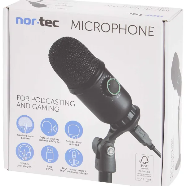 Outlet Nor-Tec Microfoon Multimedia Accessoires