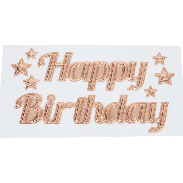 New Party Universe Happy Birthday Ballon-Raamsticker Knutselen