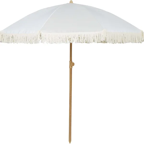 Hot Retro Strandparasol Met Franjes Zonwering