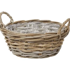 Discount Rieten Bloemenmand Woonaccessoires