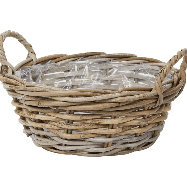 Discount Rieten Bloemenmand Woonaccessoires