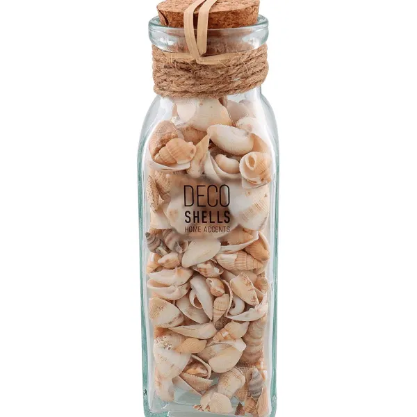 Discount Schelpen In Glazen Fles Woonaccessoires