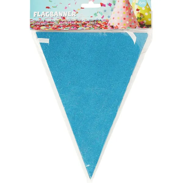 Online Vlaggenlijn Glitter Wanddecoratie